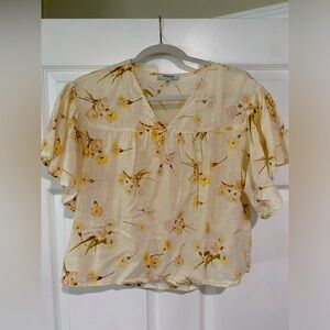 Madewell floral top